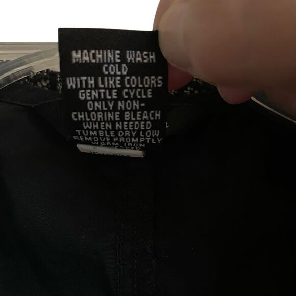 SOLD DO NOT PURCHASE Moda International Whimsygoth Blouse Women’s M Black - Picture 10 of 11